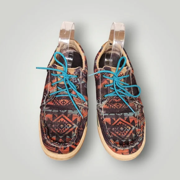 Twisted X Hooey Loper Aztec Womens Size 7.5 M Southwestern Cowgirl Colorful - Picture 11 of 14